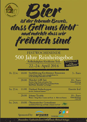 500 Jahre deutsches Reinheitsgebot